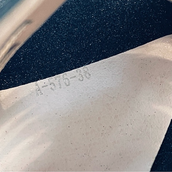 Caged Glitter Stiletto Heels - Picture 8 of 9